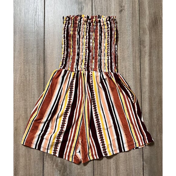 Rue 21 Shirred Halter Shorts Romper - Picture 5 of 10